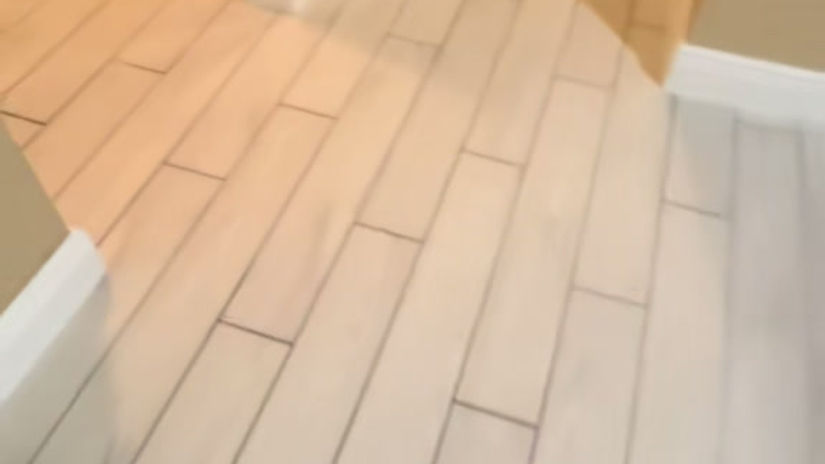 Helping others to have a new tile floor